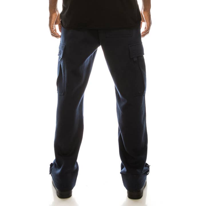 Victorious - Wholesale Pants - Men's - FL77 SOLID FLEECE HEAVYWEIGHT CARGO SWEATPANTS (OPEN PACK)21
