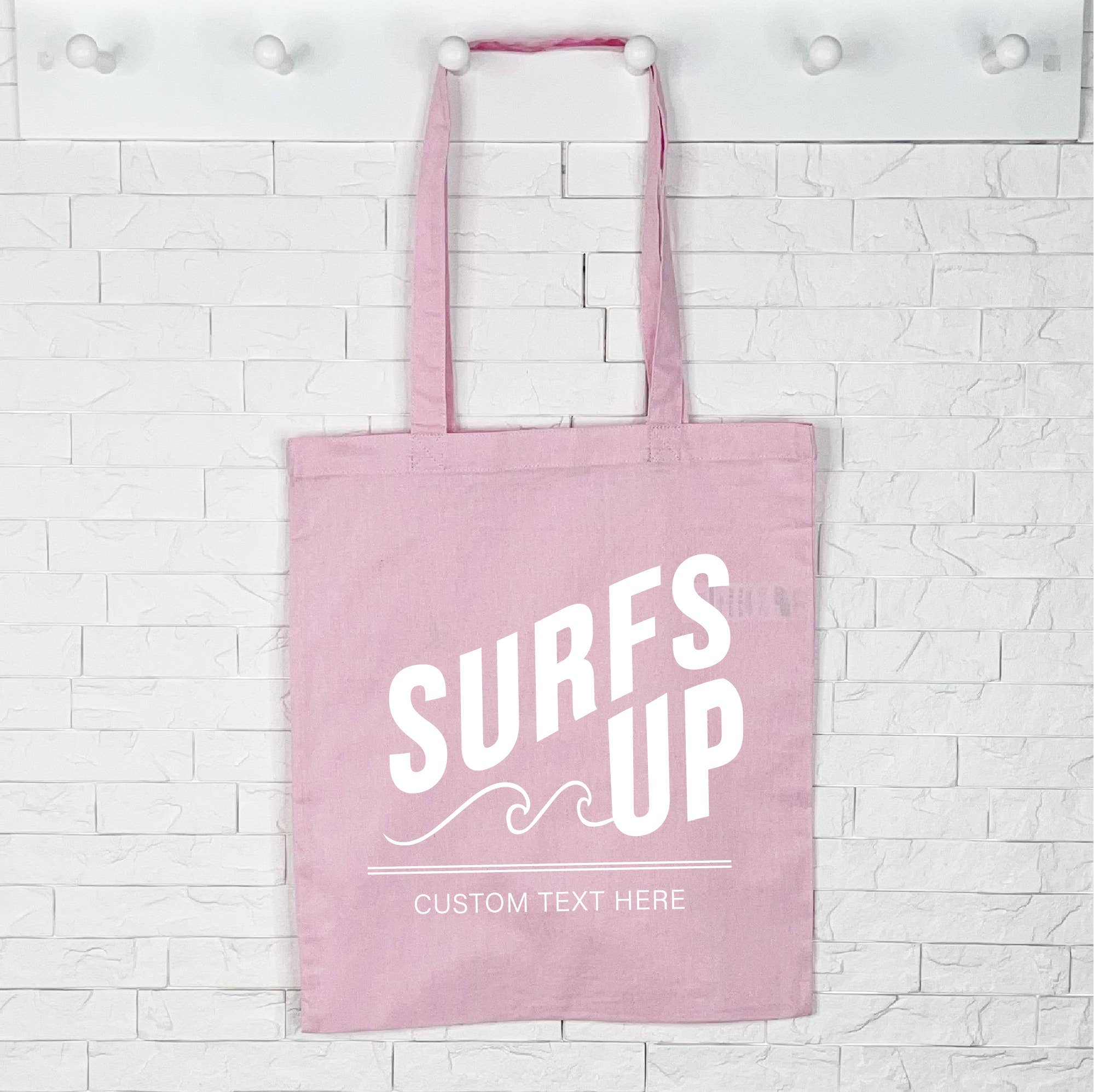 Lovetree Design – Engroshandel Tote bag - Unisex – Surfs Up stofnet med personligt tryk4