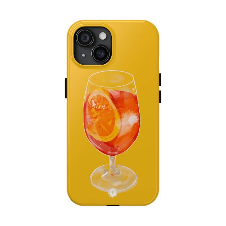 Yellow April Spritz Painting Phone Case for wholesale by Thursday’s Child Creative Studio