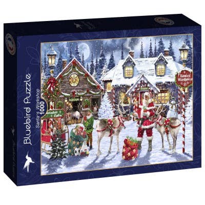 1000 Piece Puzzle - Santa's Workshop for wholesale by Bluebird Puzzle
