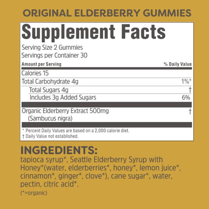 Seattle Elderberry - Wholesale Oral Supplement/Vitamin - Organic Elderberry Gummies5