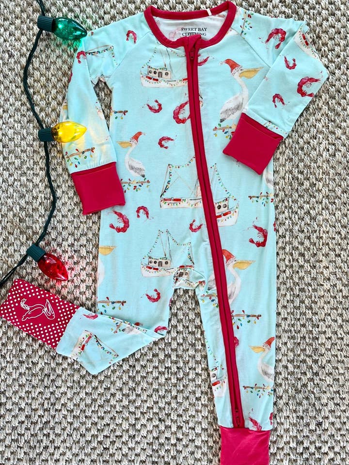 Shrimp Boat Christmas Dragkedja för wholesale av Sweet Bay Clothing