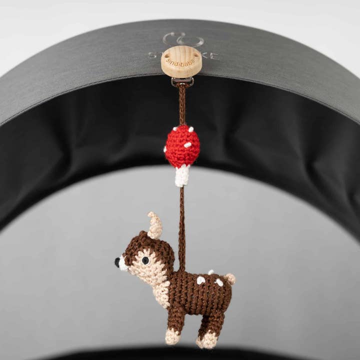 SindiBaba - Wholesale Classic Toy - Kids - crochet toy bow pendant deer AUDREY13