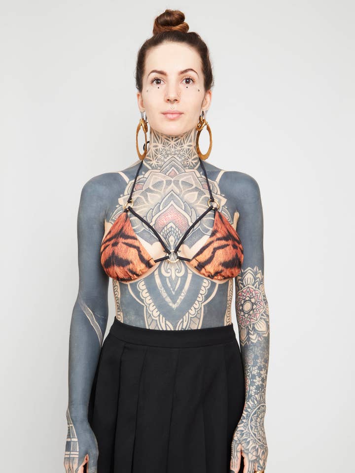 Bikini TDAW atigrado para venta al por mayor de Trafficanti d'arte wear