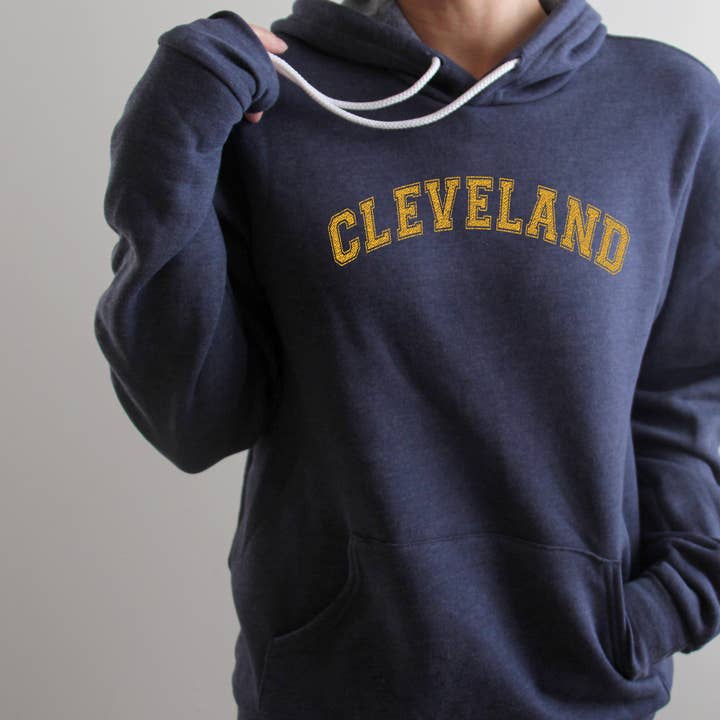 Cleveland Vintage Jersey Hoodie for wholesale by Mistakes on The Lake