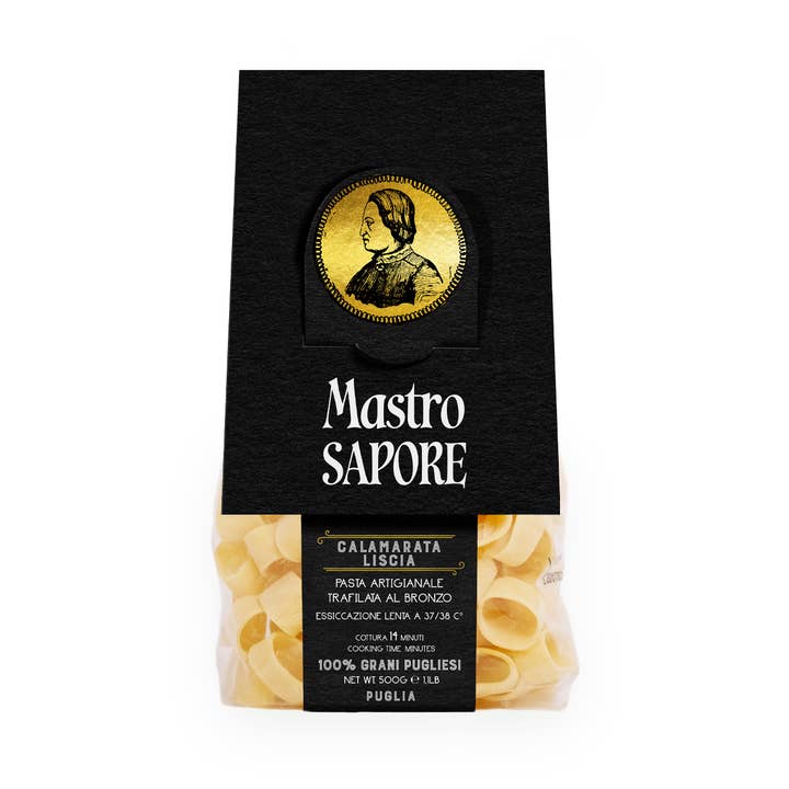 Smooth Calamarata 100% Apulian Grains 500 g for wholesale by Mastro Sapore