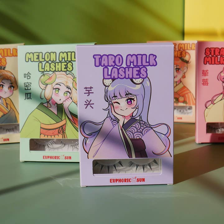 Milk Series Manhua Lash Sets for wholesale by Euphoric Sun Inc