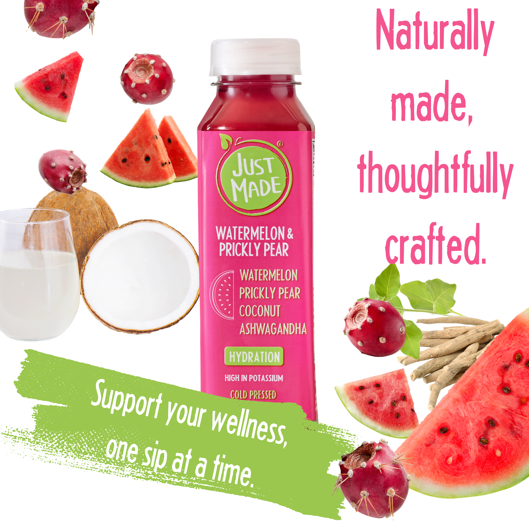 Just Made Foods - Wholesale Wellness Juice/Tonic - Watermelon & Prickly Pear3