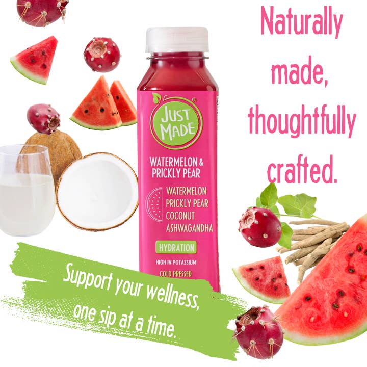 Just Made Foods - Wholesale Wellness Juice/Tonic - Watermelon & Prickly Pear3