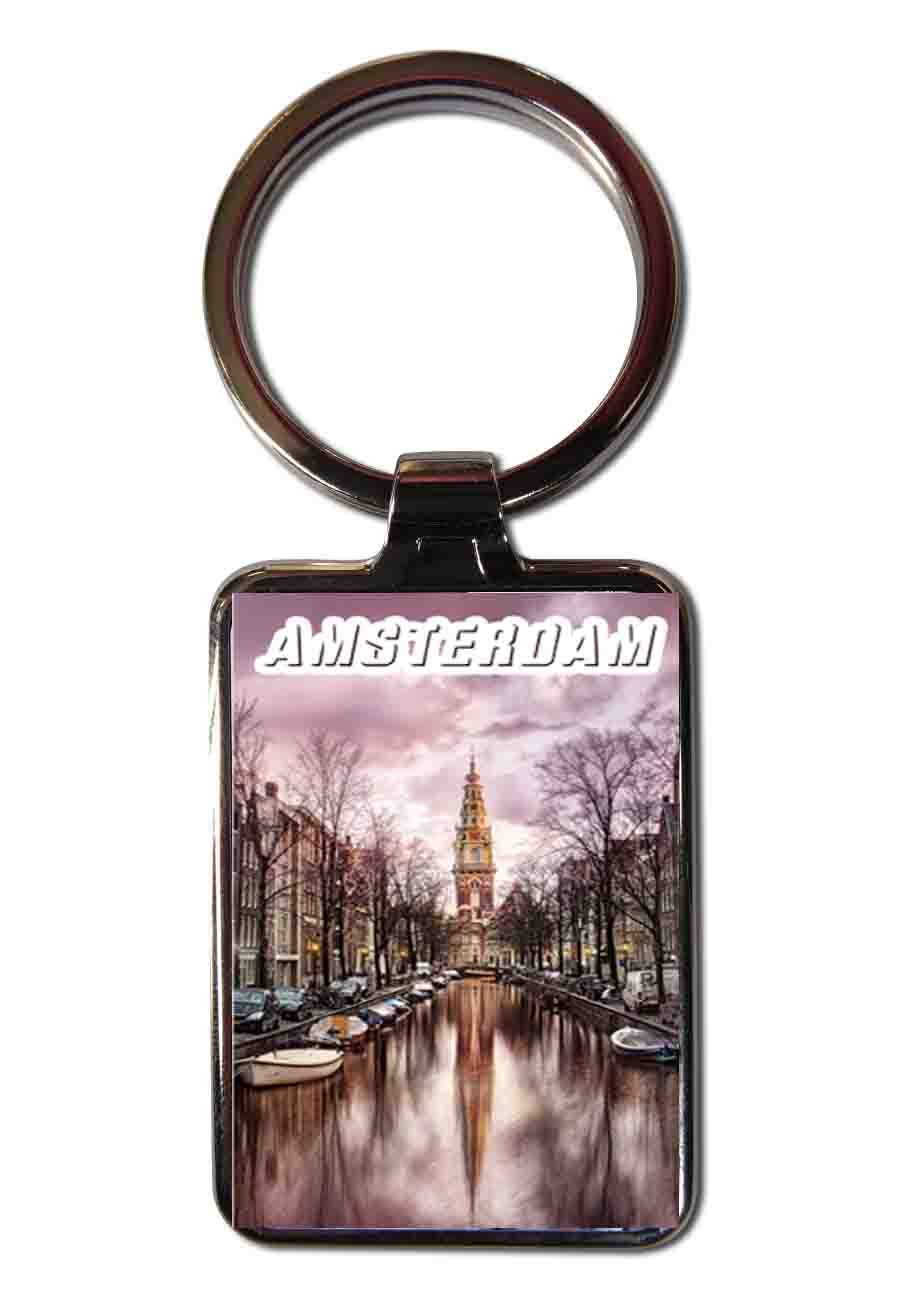 DB GROUP SRL - Wholesale Keychain - Unisex - Amsterdam steel keychain0