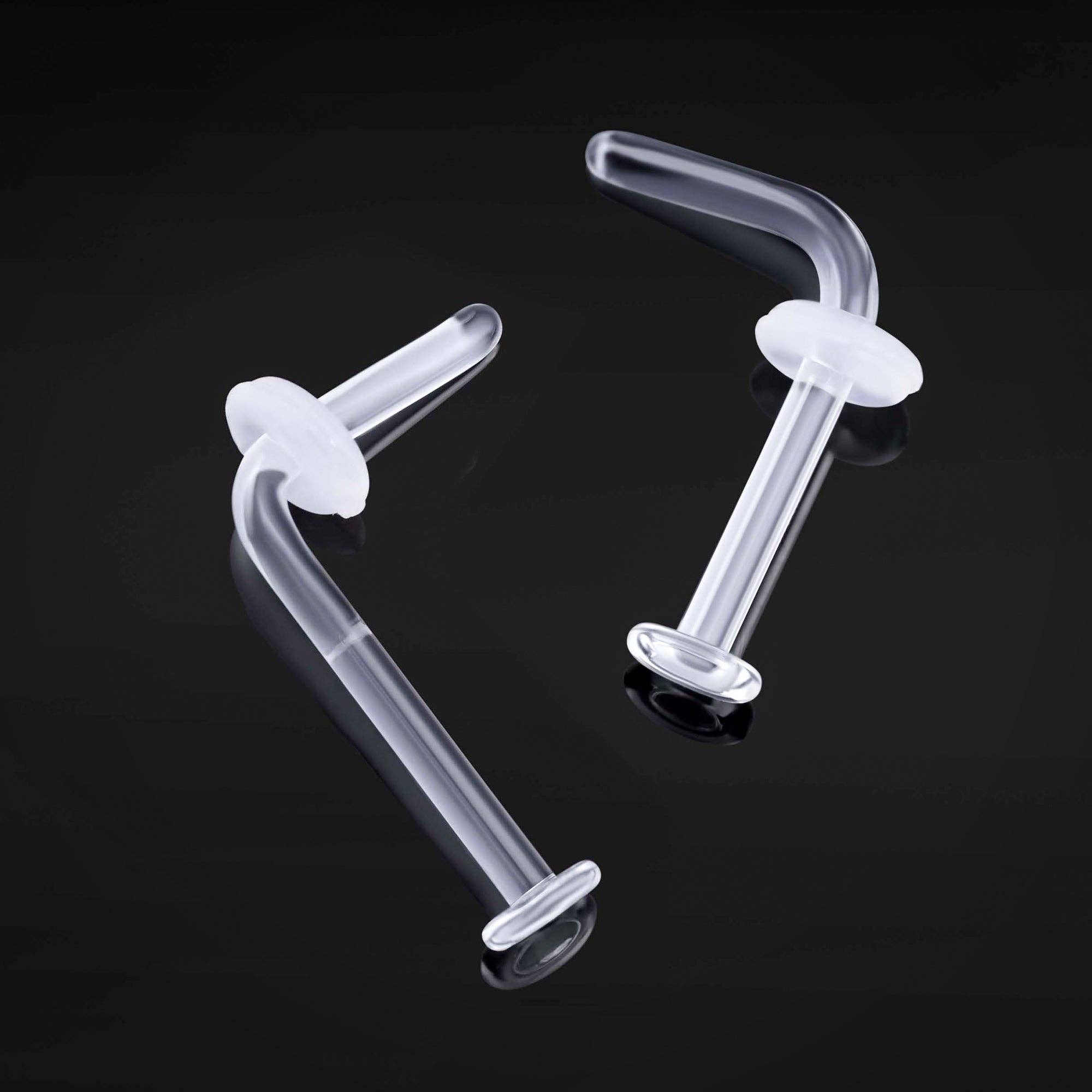 Custom Plugs – wholesale Jewellery – Men's – Nostril Piercing Retainer - Glass 1.2mm1