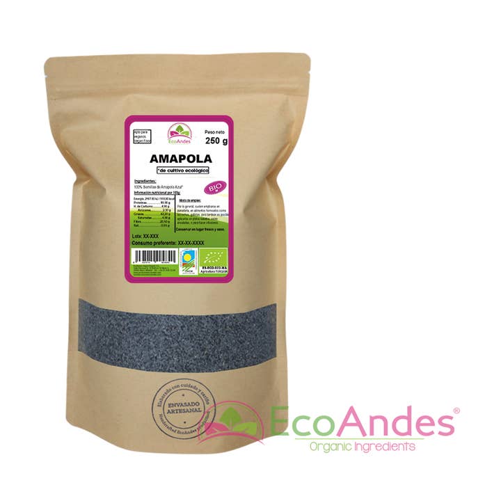 Semillas de Amapola 250g - BIO para venta al por mayor de ECOANDES