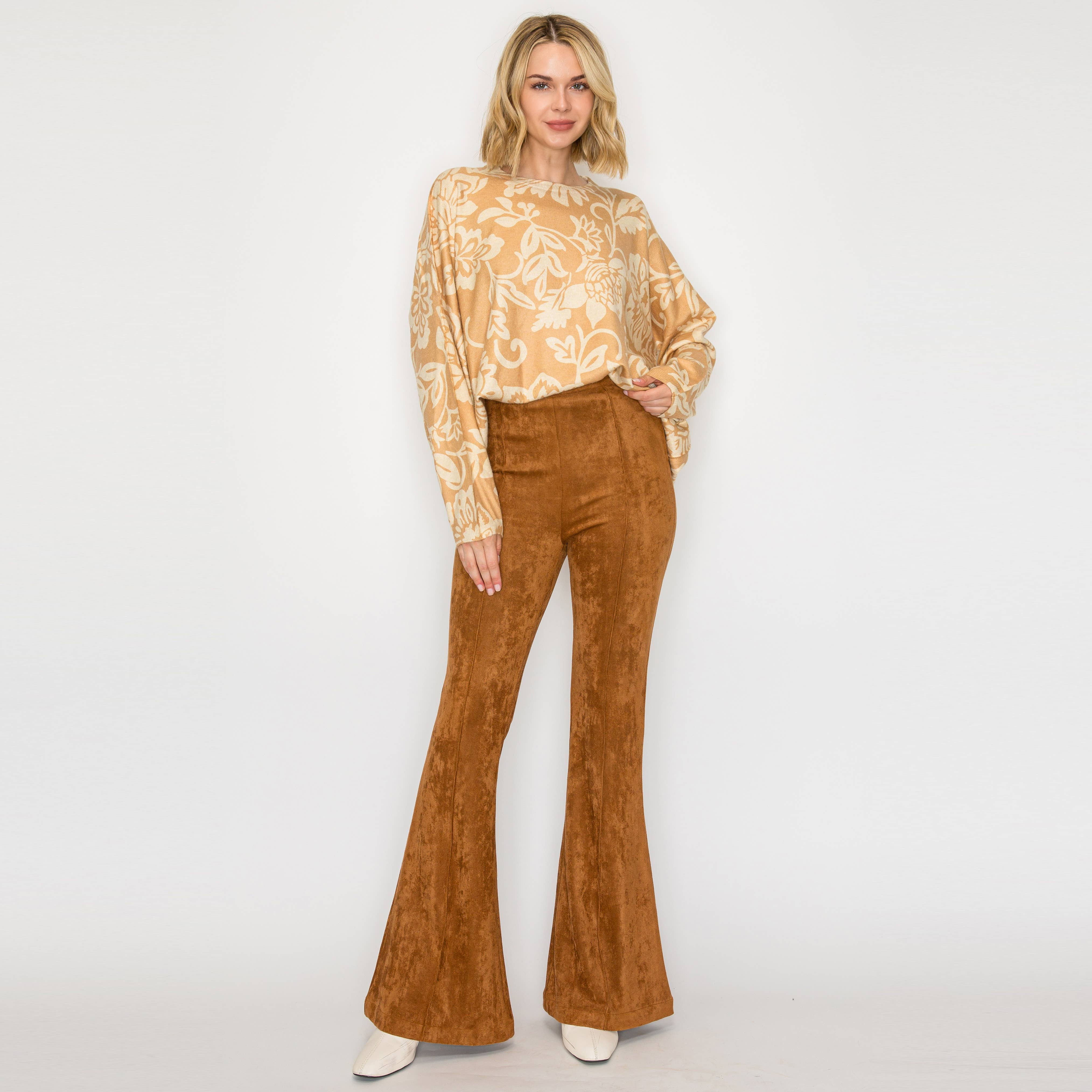 LoveWednesday – wholesale Pullovertröja - Dam – Stämning för höst kameltröja - LWSW12080