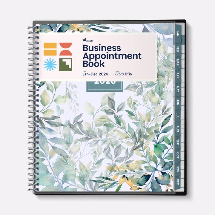 FLORAL A4 2026 Jan-Dec Avtalsbok & Planerare för wholesale av Ensight