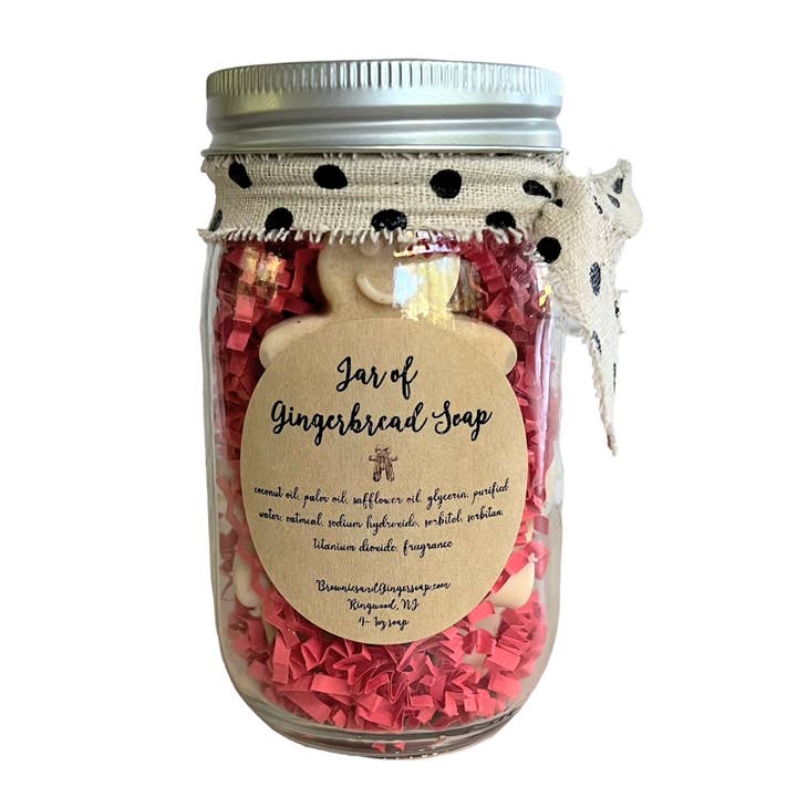 Brownies&Ginger Soap Co - Wholesale Gift Bag Set/Pack - Co worker Christmas gift, small holiday gift, hostess gift, mason jar gift, secret sister gifts, teacher gift christmas, holiday gifts8