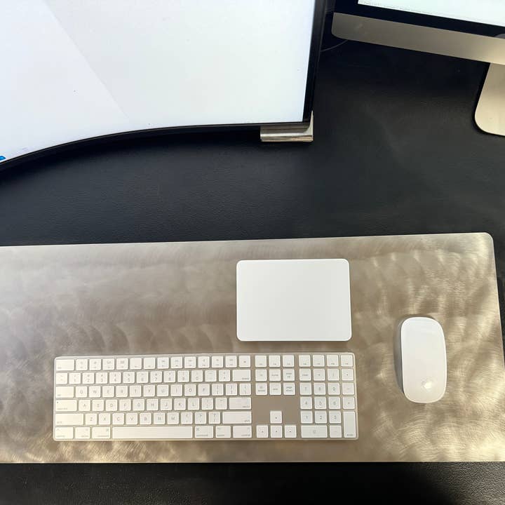 Epic QT - Wholesale Mousepad/Trackpad - Precision 304 Stainless Steel Mouse Pad Designed for Apple Magic Mouse - Compatible with All Mice Compact Standard Gaming XL XXL Sizes