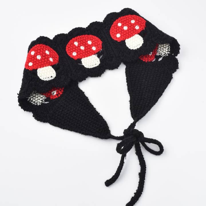 Funkyrel® Atzbranding Limited - Vendita all'ingrosso Fascia per capelli - Donna - Haila - Fascia per capelli a forma di fungo all'uncinetto8