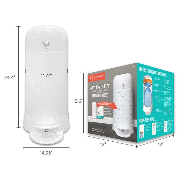 Prince Lionheart - Vendita all'ingrosso Secchio per pannolini - Bambini - My Twist'R® Cestino per Pannolini1
