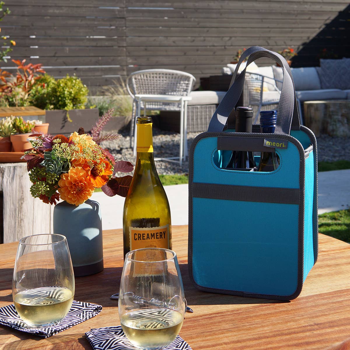 meori Inc – Großhandel Weintasche – Weintasche für 2 Flaschen, zusammenklappbar, wiederverwendbar6