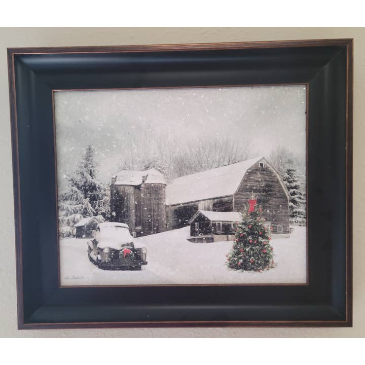 LD1475 | Weihnachts-Kunstdruck im Bauernhaus für den Großhandel von Roslyn Décor