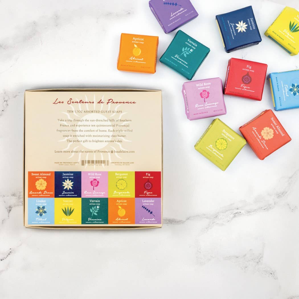 Baudelaire - Wholesale Bar Soap - French Guest Soaps Assortment Gift Box 1.7oz1