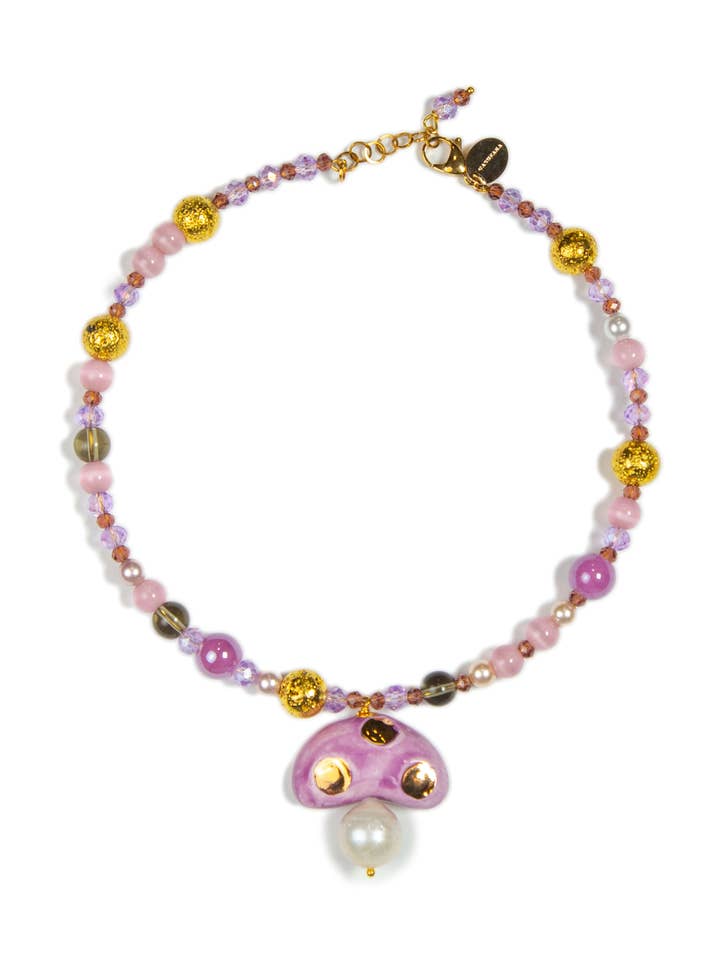 Lila champinhalsband för wholesale av CASHFANA