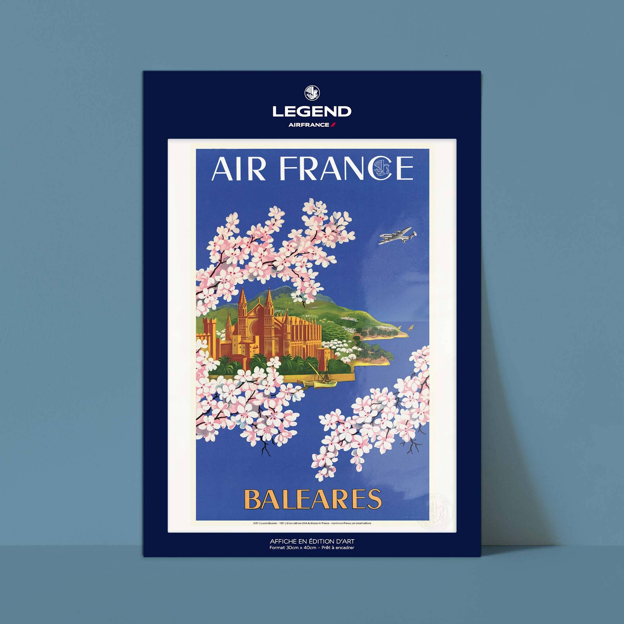 Oneart - Wholesale Poster - Air France Poster / Balearic Islands - AFL00510