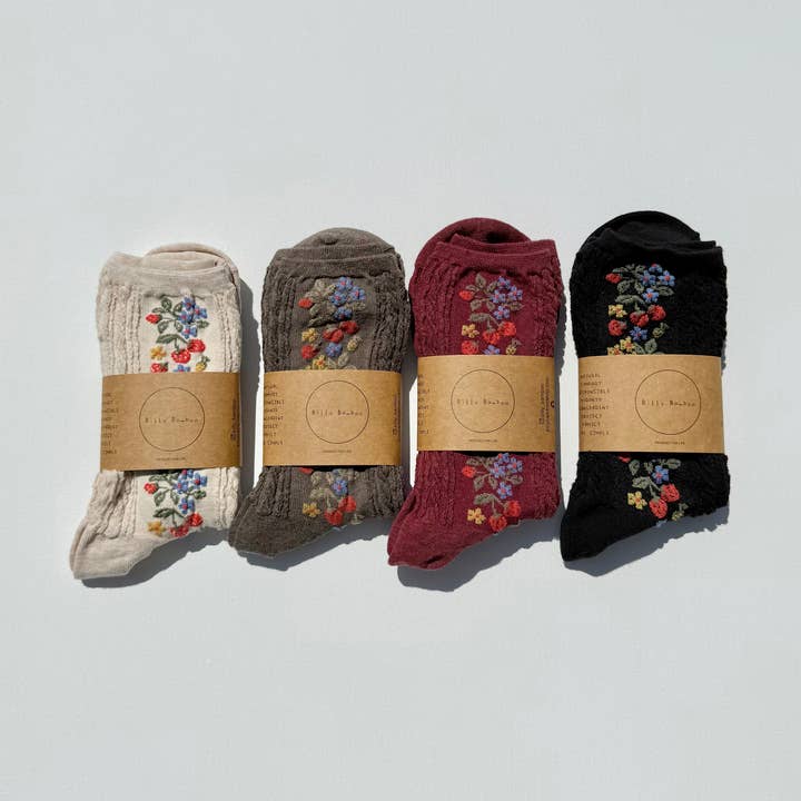 WILD STRAWBERRY SOCKS and other Purchase Wholesale billybelt. Free Returns & Net 60 Terms on Faire trending on Faire.