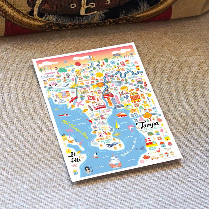 A. B. Newton and Company - Vente Cartes postales - Carte postale de la série TAMPA FL City 5x72