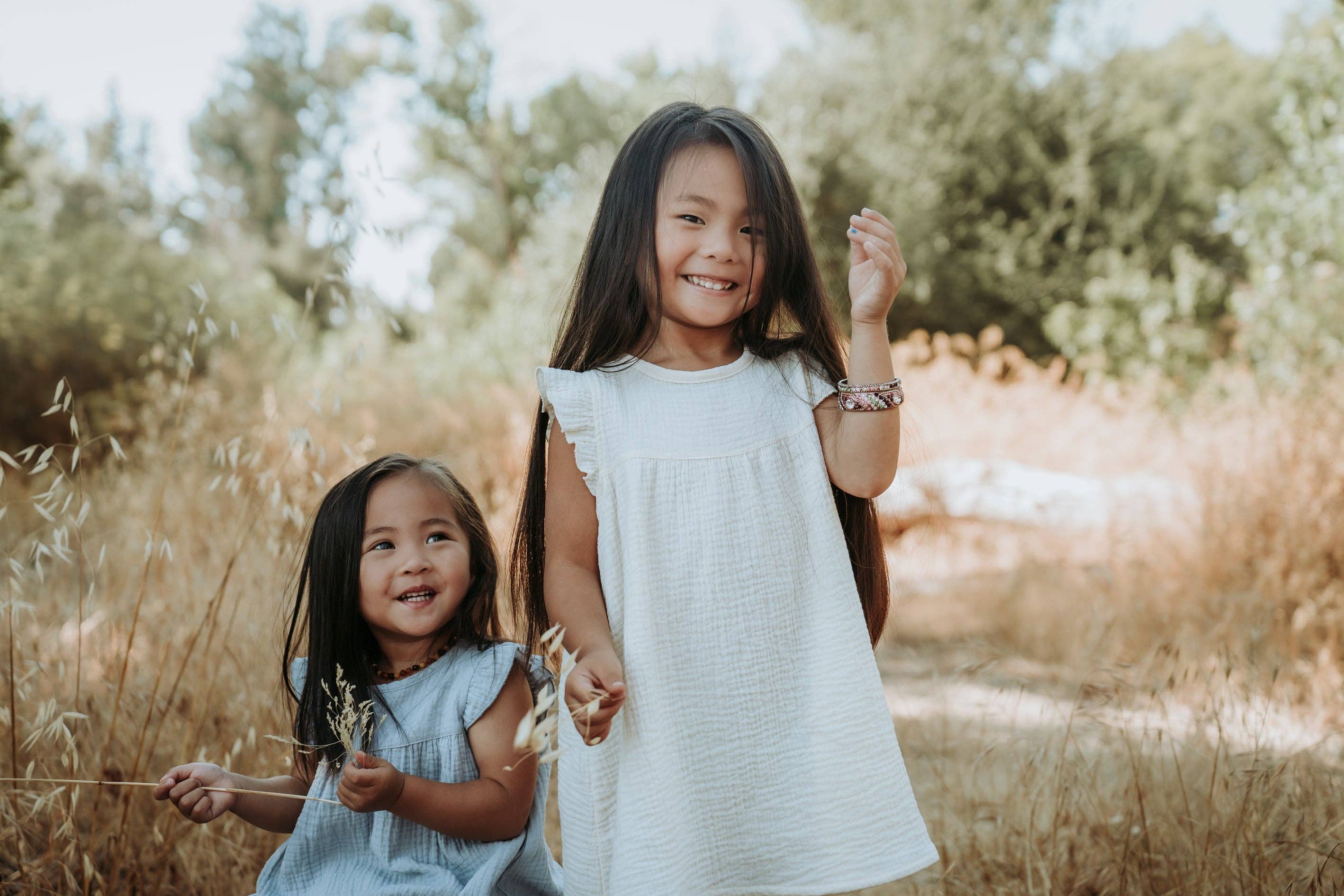 Crema Il Charlotte - Crema - Abito Senza Maniche in Mussola Organica in vendita all'ingrosso su Faire2