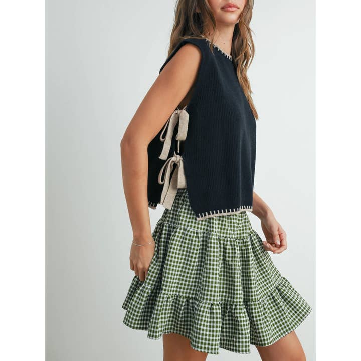 Apolline - Wholesale Sweater Vest - Women's - Mock Neck Sleeveless Sweater