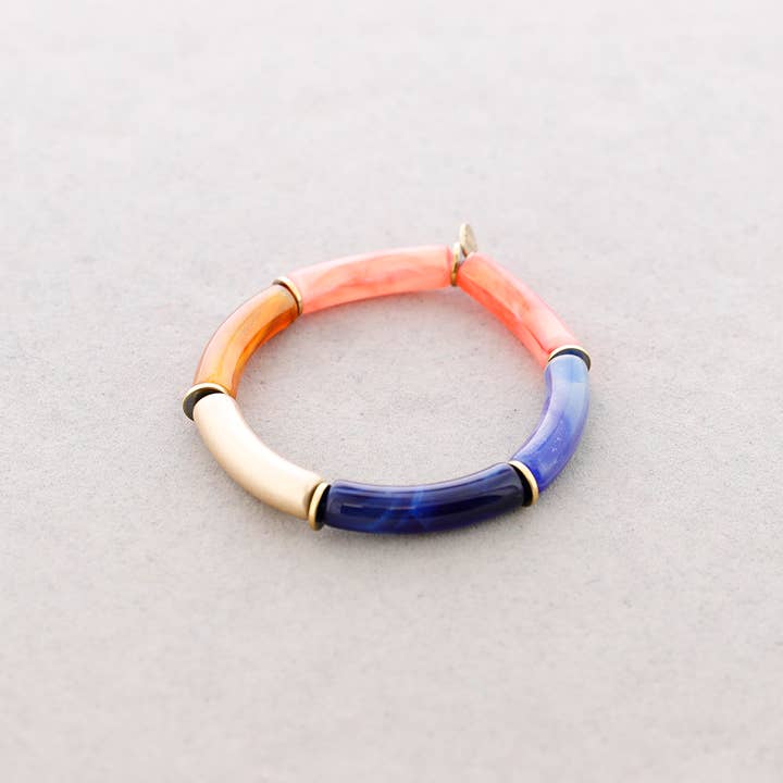 Sonata - Wholesale Snap Jewelry - Resin Bead Bracelet3