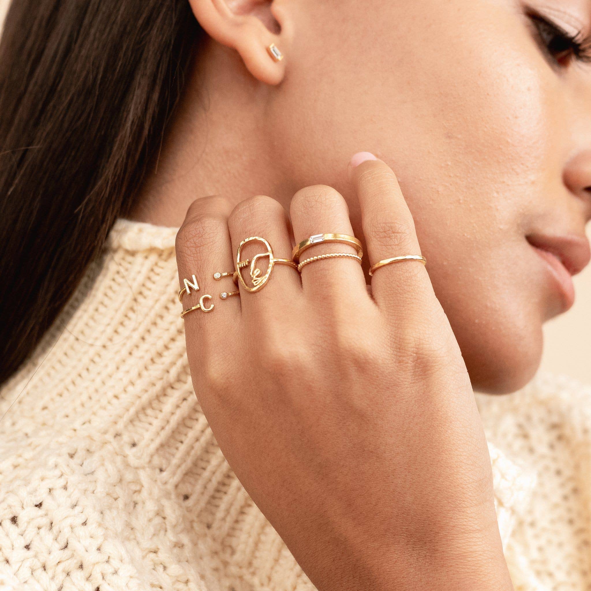 Katie Dean - Wholesale Multi-Stone Ring - Baguette Ring1