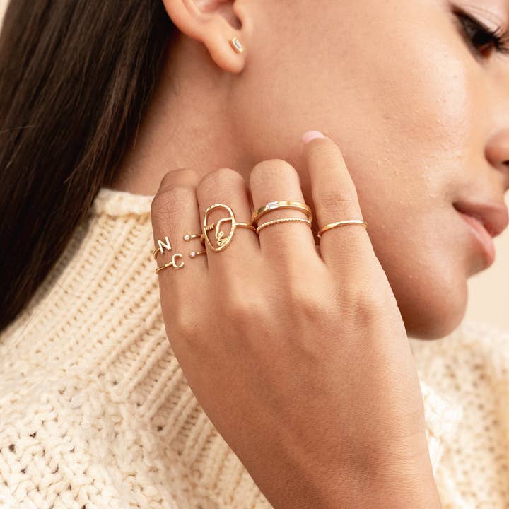 Katie Dean - Wholesale Multi-Stone Ring - Baguette Ring1