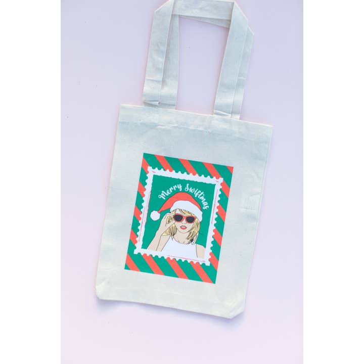 Space 46 Wholesale - Wholesale Tote Bag - Kids - Swiftie Christmas Holiday Kids Favor Tote Bag