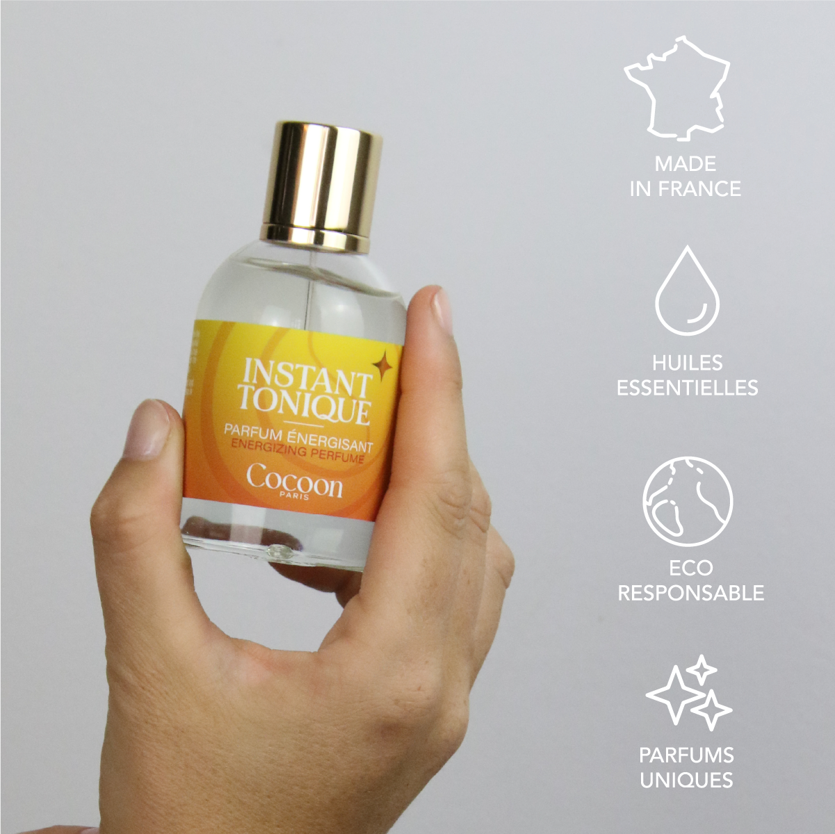 COCOON PARIS - Wholesale Perfume/Eau de Toilette - ENERGIZING FRAGRANCE - TONIC1