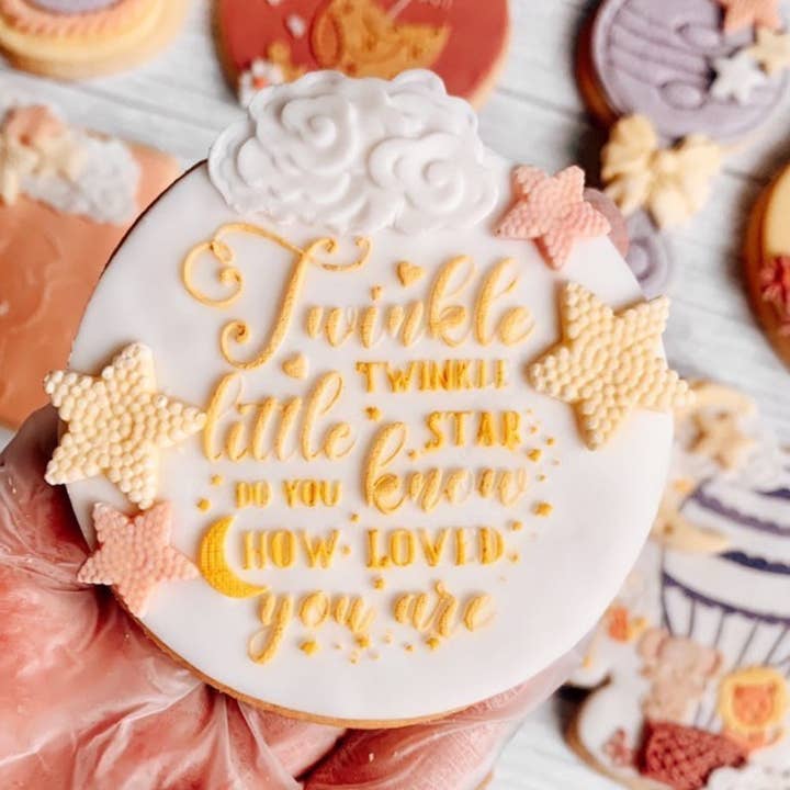 Twinkle Twinkle Little Star Embosser for wholesale by Welshcrafter Design