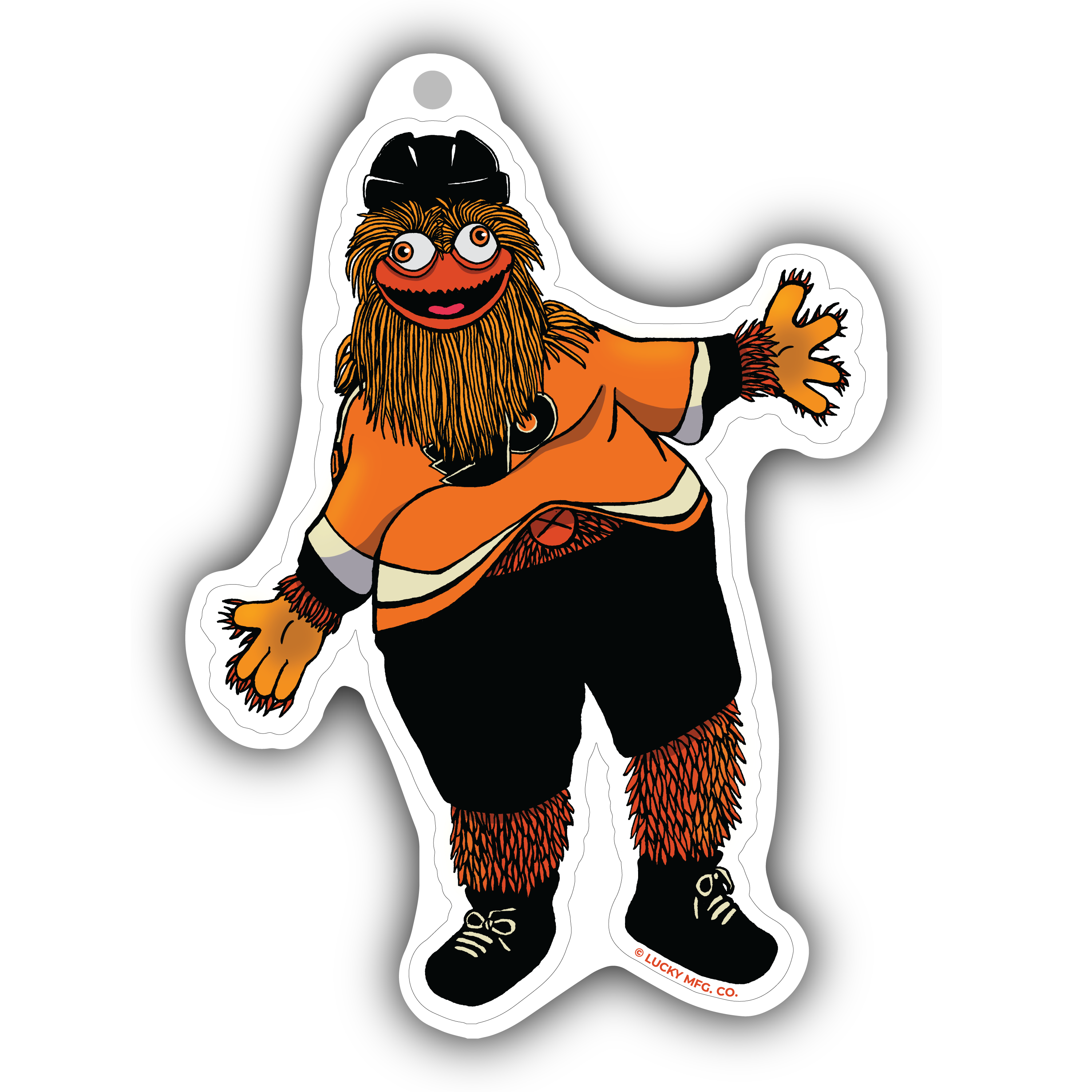 Lucky Mfg. Co. - Wholesale Sticker - Philadelphia Flyers Gritty Mascot Jumbo vinylsticker1