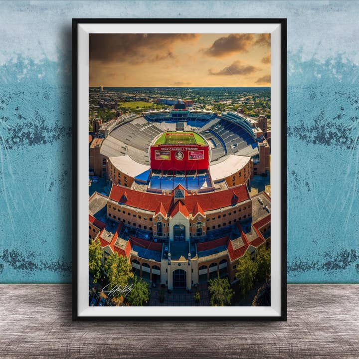 FSU Seminoles Wall Art - Red Brick Style for wholesale by Clifton Haley Photography