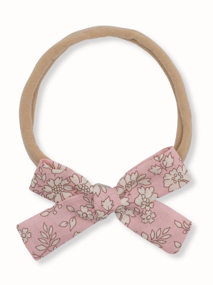 Ava Schoolgirl Baby Bow Headband for wholesale by Livy Lou Collection