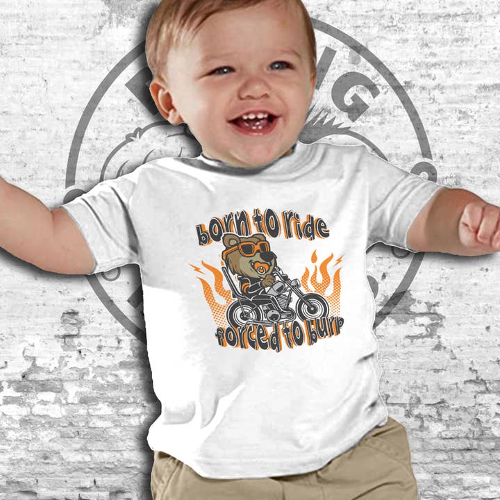 Camiseta de Criança Forçada a Burp Manga Curta por atacado de Raging Rascals