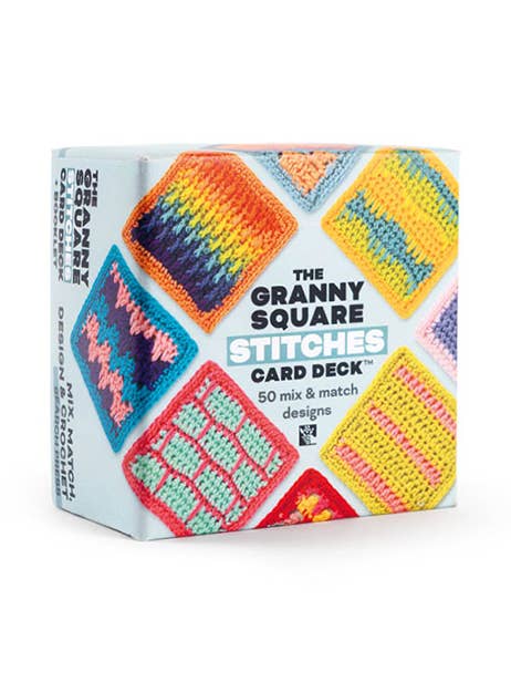 The Granny Square Stitches Card Deck for wholesale by Search Press