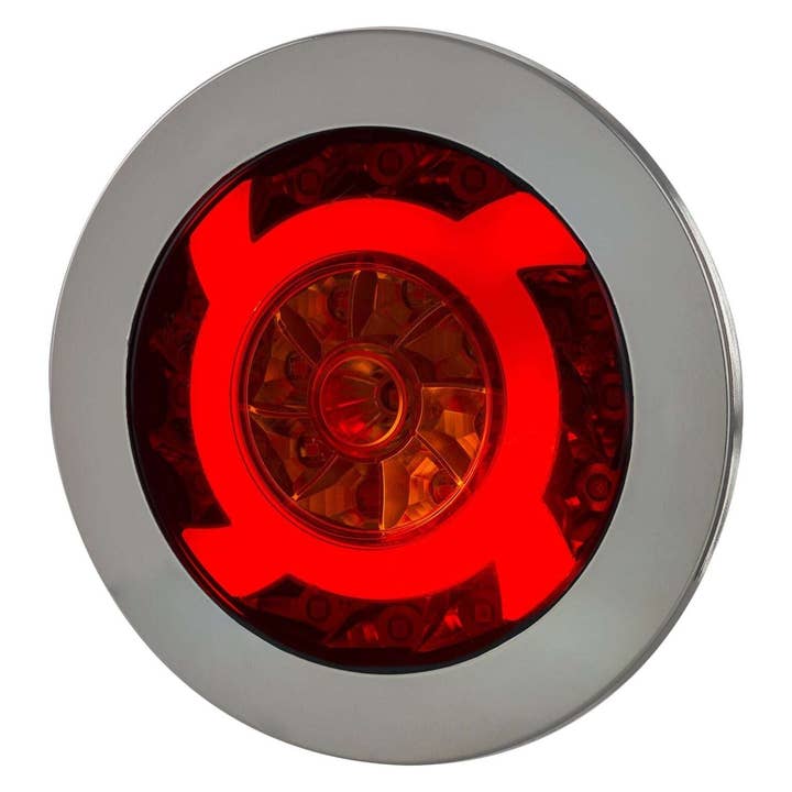 Multifunction LED Rear Chrome Lamp LUCY LZD 2423 Left + Right Usable for wholesale by RoadLites