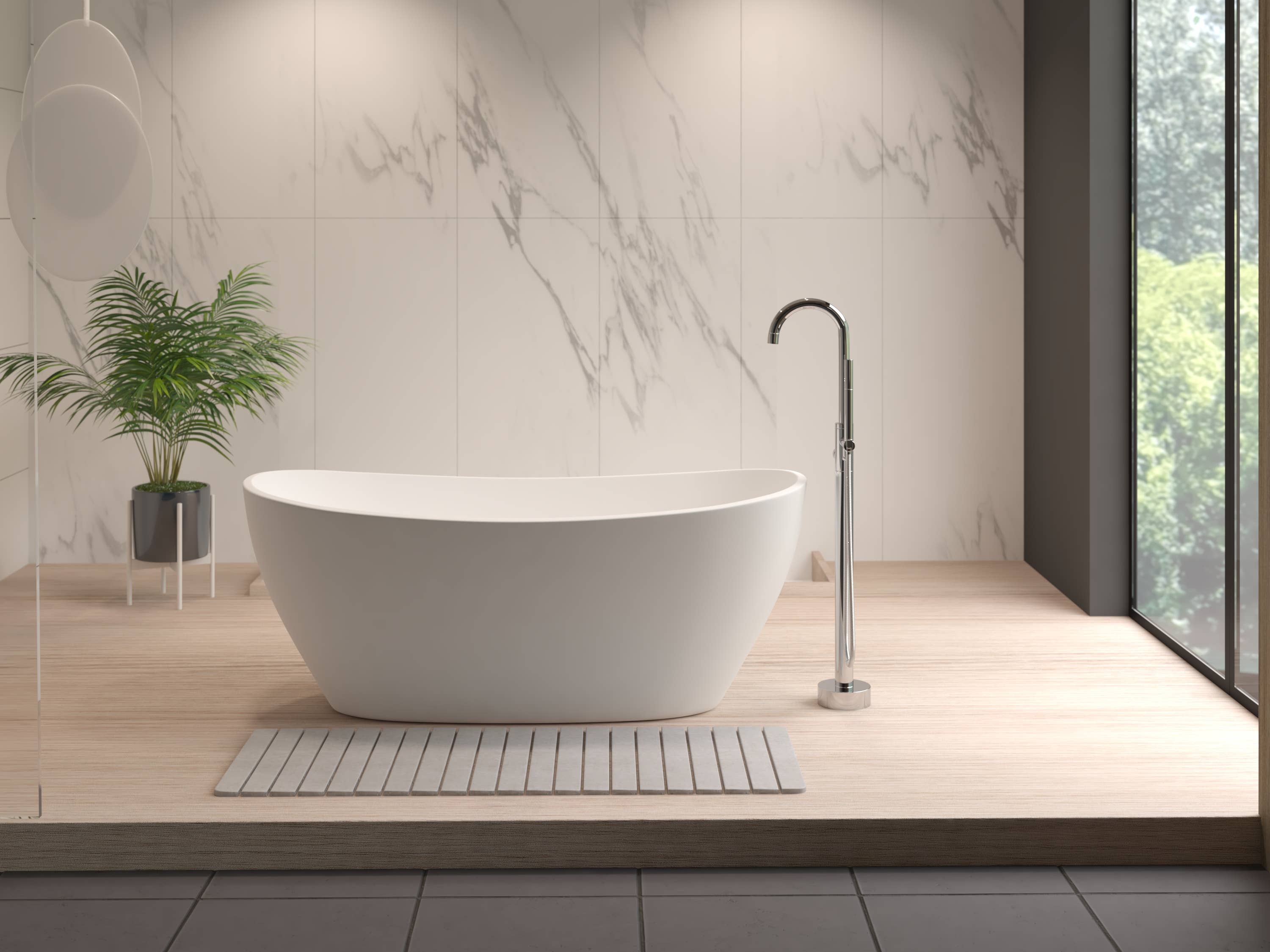 2626 Designs - Wholesale Bath Mat - Diatomite Quick-Dry Stone Extra Large 58 "x 21" Bath Mat12