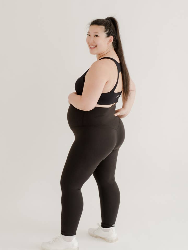 AXK CORE Classic Maternity Legging - Black and other Purchase Wholesale plus size maternity. Free Returns & Net 60 Terms on Faire trending on Faire.