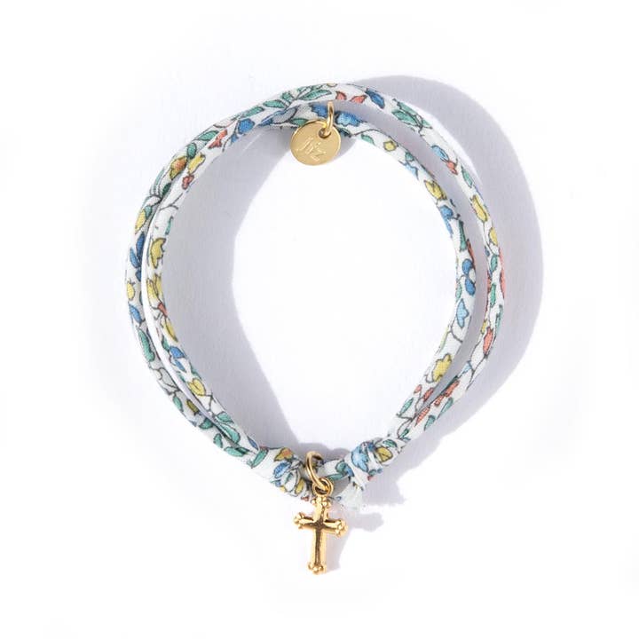 Le Petit Lien de Paris - Wholesale Beaded Bracelet - Kids - Katie & Millie Cross Sliding Liberty Bracelet