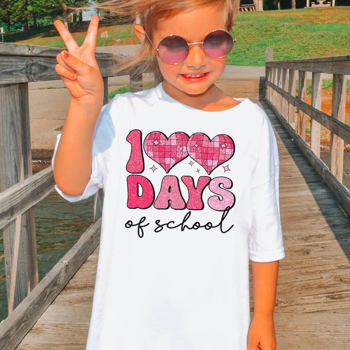 100 Days of School Shirt Girls for wholesale by Sweetteez LLC