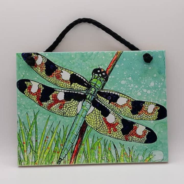 Carreau céramique Chemin de libellule pour la vente par Florida Vibes Art / Mungo Key Designs