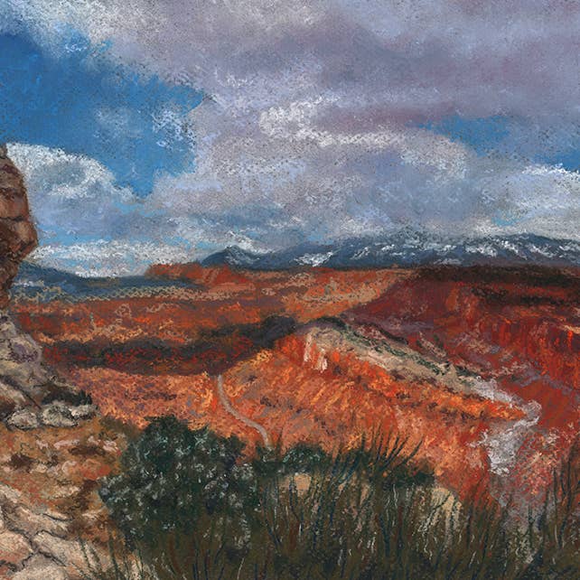 Capitol Reef National Park Overlook Art Print for wholesale by Duck Girl Art