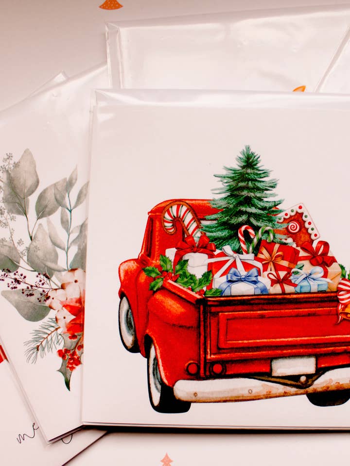 Square Christmas Card for wholesale by Blossom & Bloom